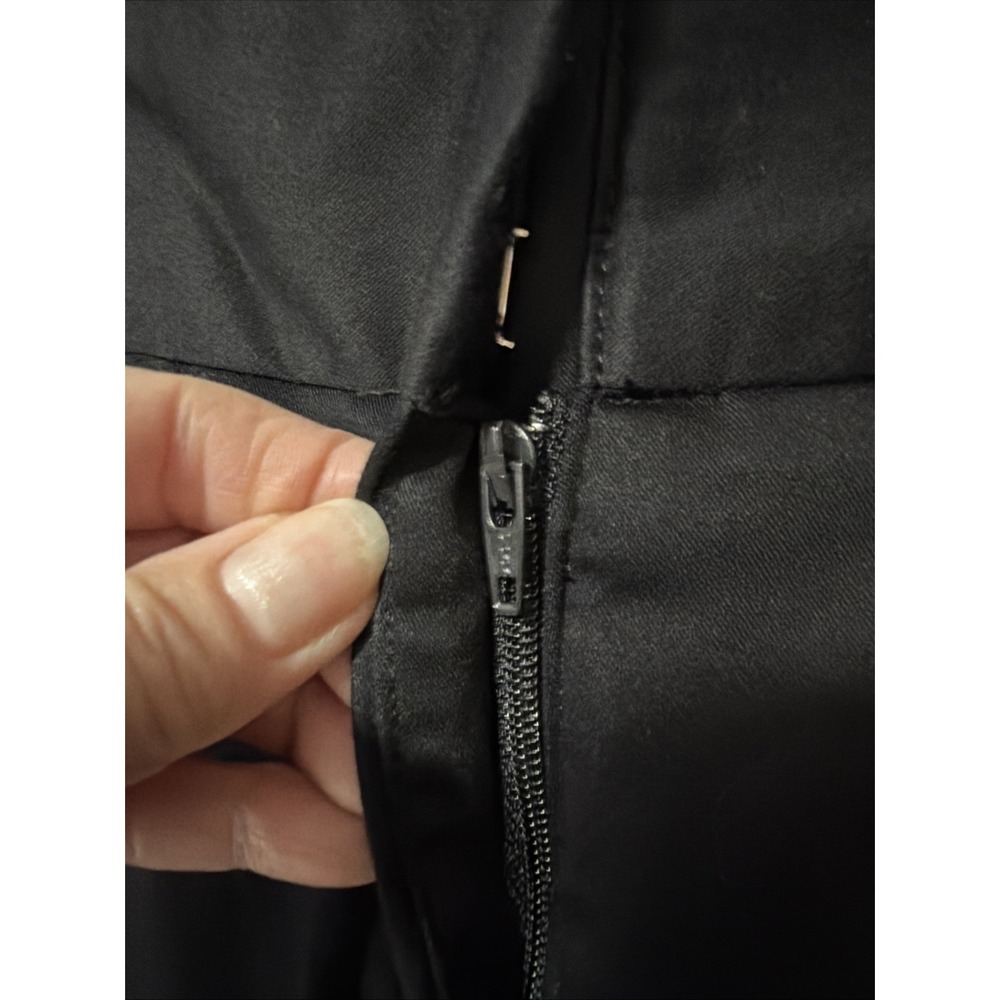 Worthington Y2K Vintage Capri Dress Pants Black Corpcore Office Size 6 - Picture 2 of 7